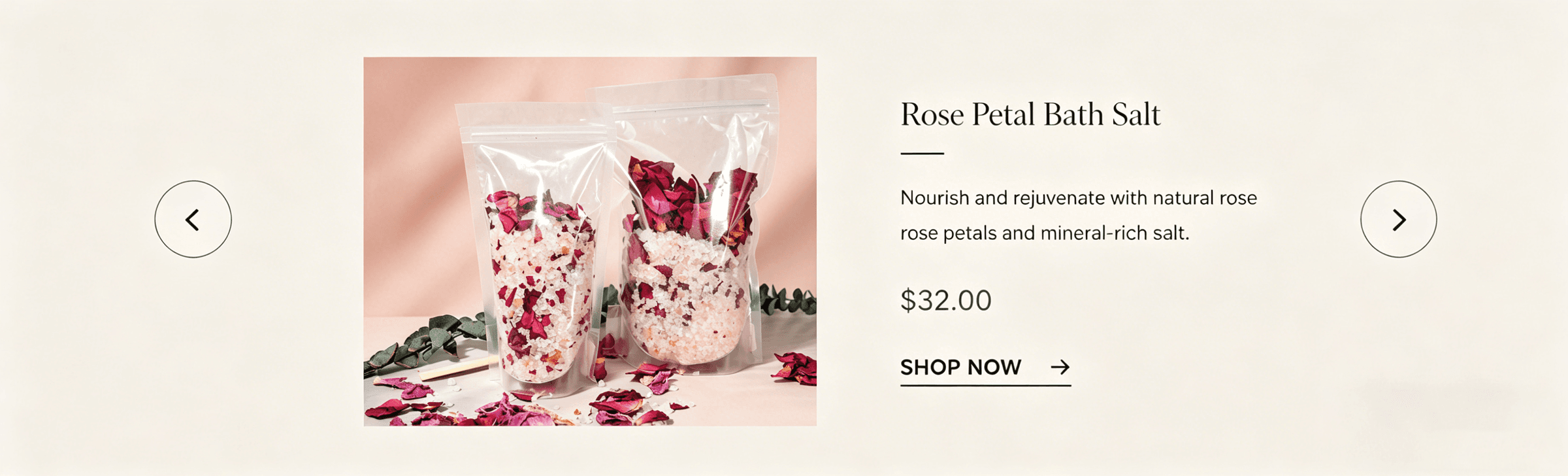 Rose Petal Bath Salt